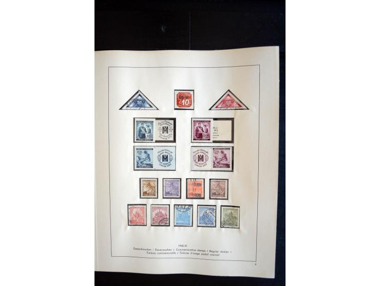 1872/1945, postfrische, ungebrauchte und gestempelte Sammlung mit u.a. Mi.-Nr. 66, 438-39, 456-58, 496-98, Bl.2, 3, D65 etc.,