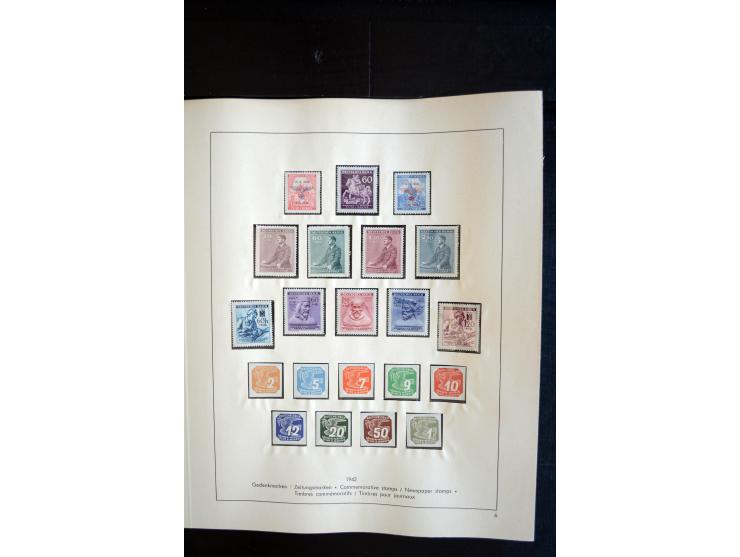 1872/1945, postfrische, ungebrauchte und gestempelte Sammlung mit u.a. Mi.-Nr. 66, 438-39, 456-58, 496-98, Bl.2, 3, D65 etc.,