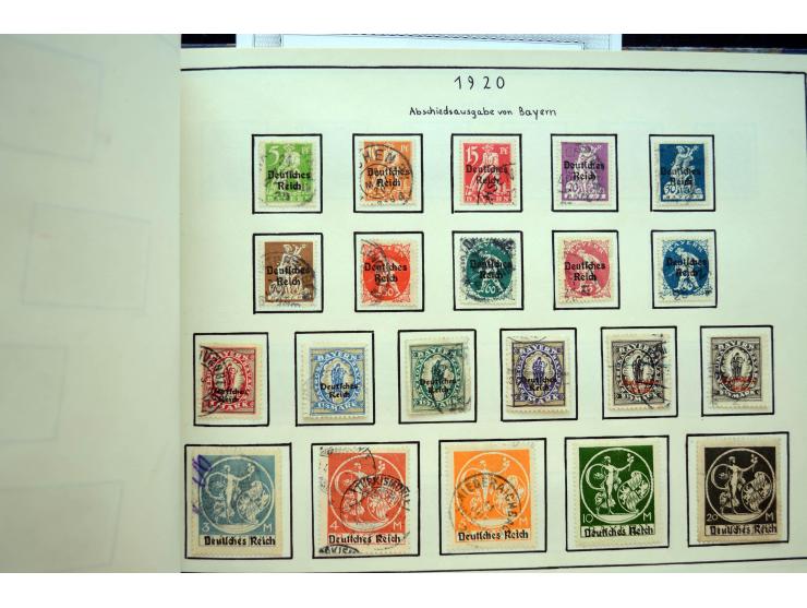 1872/1945, postfrische, ungebrauchte und gestempelte Sammlung mit u.a. Mi.-Nr. 66, 438-39, 456-58, 496-98, Bl.2, 3, D65 etc.,
