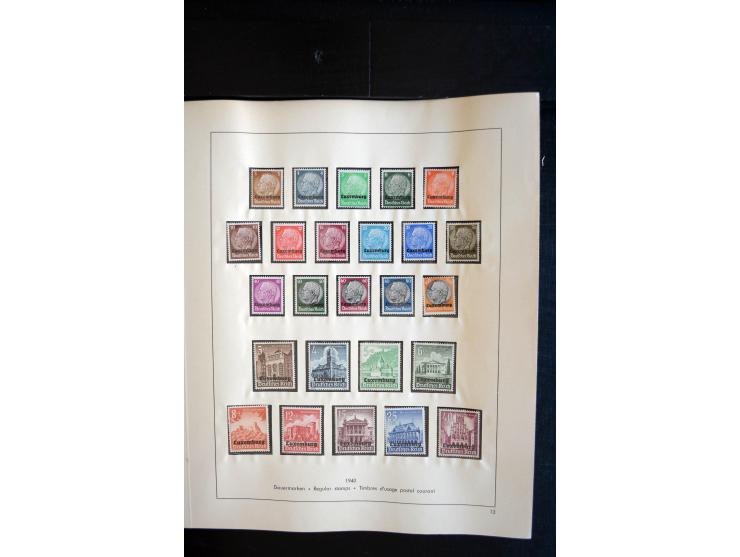 1872/1945, postfrische, ungebrauchte und gestempelte Sammlung mit u.a. Mi.-Nr. 66, 438-39, 456-58, 496-98, Bl.2, 3, D65 etc.,