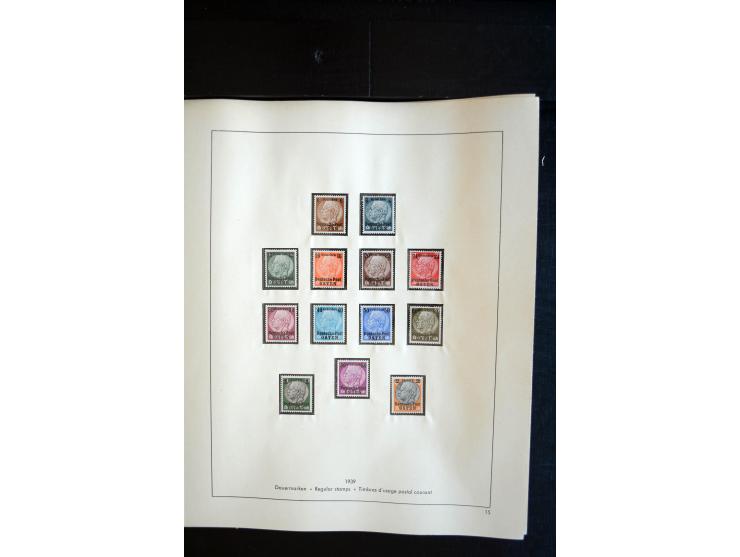 1872/1945, postfrische, ungebrauchte und gestempelte Sammlung mit u.a. Mi.-Nr. 66, 438-39, 456-58, 496-98, Bl.2, 3, D65 etc.,