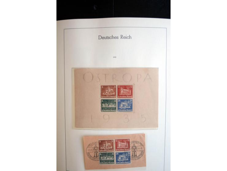 1900/45, ungebrauchte/postfrische und gestempelte Sammlung mit diversen besseren Werte, dabei u.a. Block 1-3, etliche Zusamme