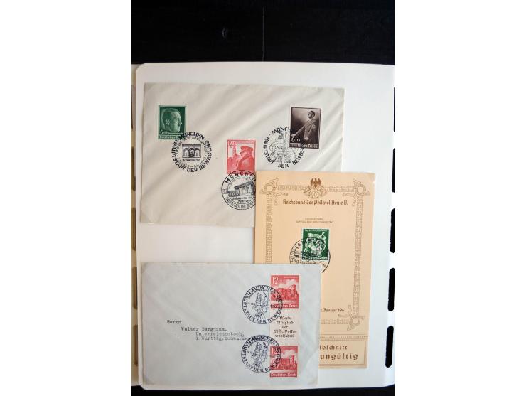 1900/45, ungebrauchte/postfrische und gestempelte Sammlung mit diversen besseren Werte, dabei u.a. Block 1-3, etliche Zusamme