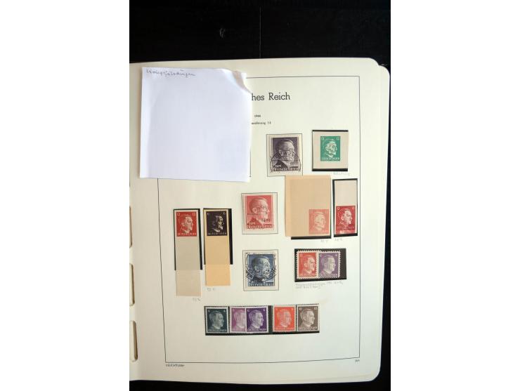 1900/45, ungebrauchte/postfrische und gestempelte Sammlung mit diversen besseren Werte, dabei u.a. Block 1-3, etliche Zusamme