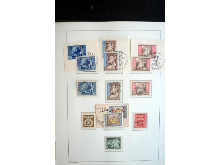 1900/45, ungebrauchte/postfrische und gestempelte Sammlung mit diversen besseren Werte, dabei u.a. Block 1-3, etliche Zusamme