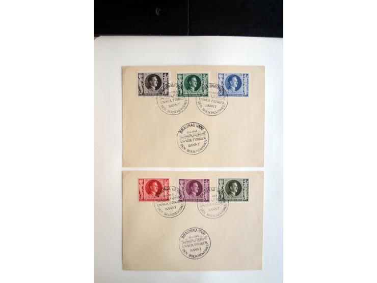 1900/45, ungebrauchte/postfrische und gestempelte Sammlung mit diversen besseren Werte, dabei u.a. Block 1-3, etliche Zusamme