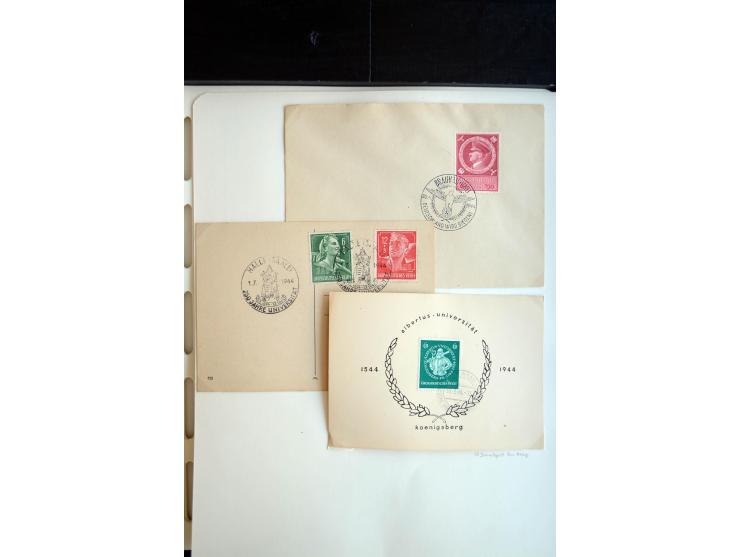 1900/45, ungebrauchte/postfrische und gestempelte Sammlung mit diversen besseren Werte, dabei u.a. Block 1-3, etliche Zusamme