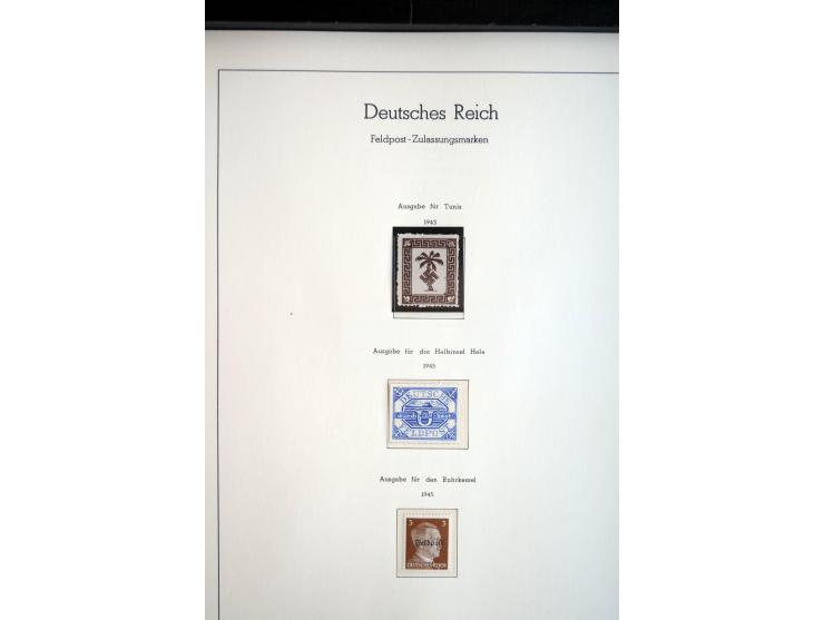 1900/45, ungebrauchte/postfrische und gestempelte Sammlung mit diversen besseren Werte, dabei u.a. Block 1-3, etliche Zusamme