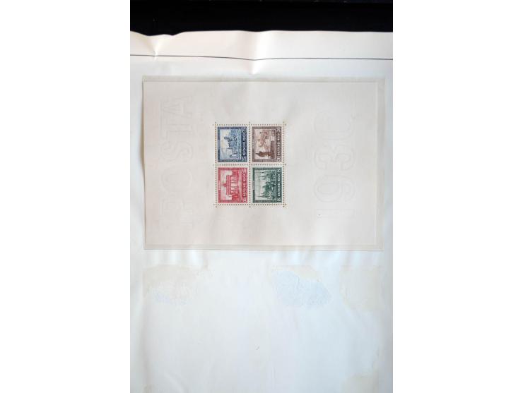 1900/45, ungebrauchte/postfrische und gestempelte Sammlung mit diversen besseren Werte, dabei u.a. Block 1-3, etliche Zusamme