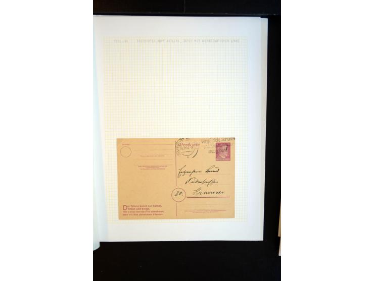 1933/45, schöne ungebraucht/postfrische und gestempelte Sammlung mit Zusammendrucken und Briefe, dabei bessere wie 508-11 ges