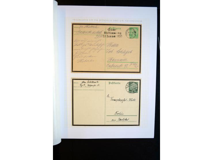 1933/45, schöne ungebraucht/postfrische und gestempelte Sammlung mit Zusammendrucken und Briefe, dabei bessere wie 508-11 ges