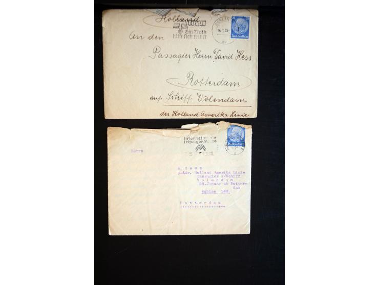 1890/45, einige hundert Briefe und Karten mit einigen Besonderheiten, dabei viele R-Briefe, interessante Stempel, Auslandspos