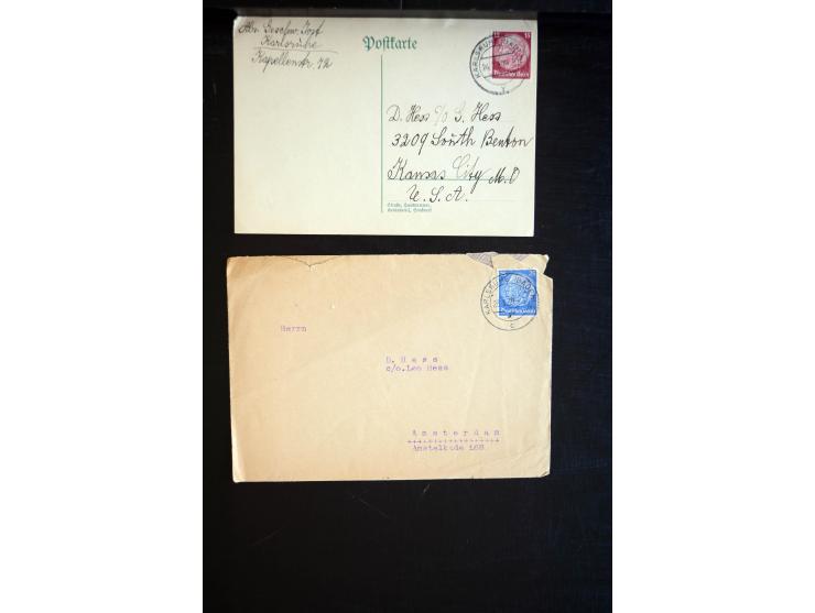 1890/45, einige hundert Briefe und Karten mit einigen Besonderheiten, dabei viele R-Briefe, interessante Stempel, Auslandspos