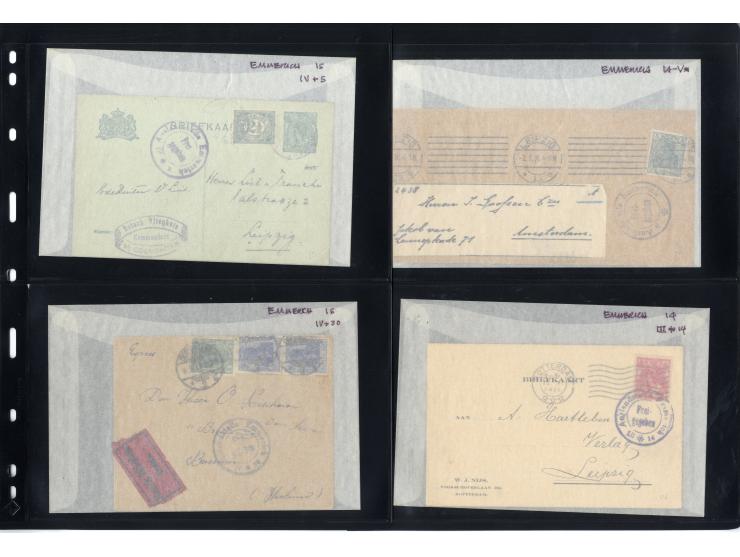 1914/22, ca. 190 Briefe, Karten und Ganzsachen mit vielen verschiedenen Zensur-Stempeln bzw. Verschlußzetteln inkl. etwas Dev