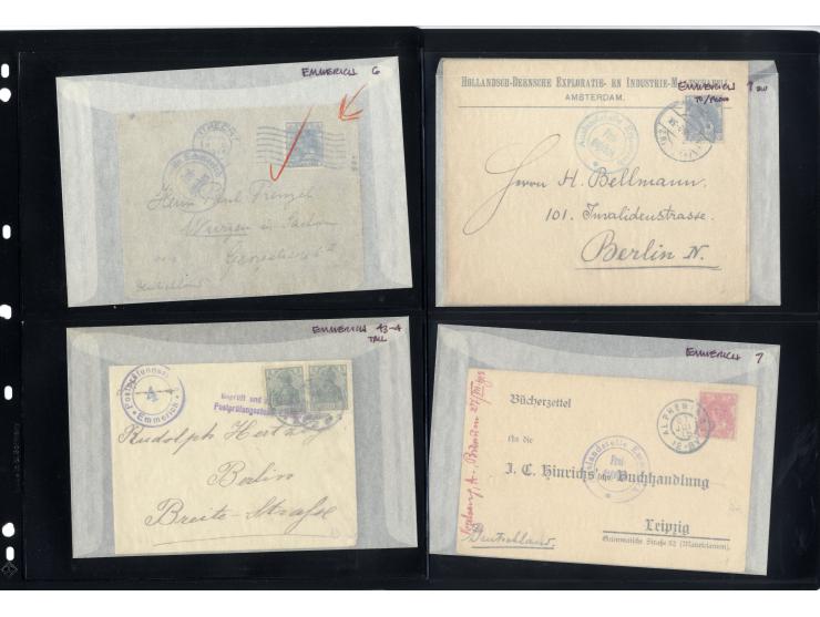 1914/22, ca. 190 Briefe, Karten und Ganzsachen mit vielen verschiedenen Zensur-Stempeln bzw. Verschlußzetteln inkl. etwas Dev
