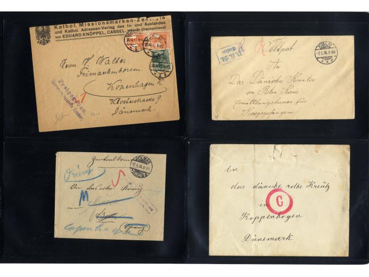 1914/22, ca. 190 Briefe, Karten und Ganzsachen mit vielen verschiedenen Zensur-Stempeln bzw. Verschlußzetteln inkl. etwas Dev