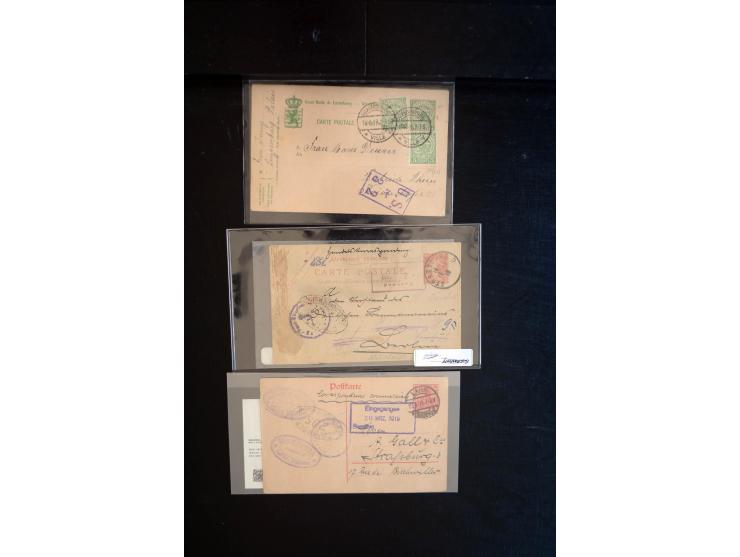 1919/23, Zensur- und Feldpost der Allierten während der Rheinland-Besetzung, interessanter Posten mit ca. 90 Briefen, Karten 