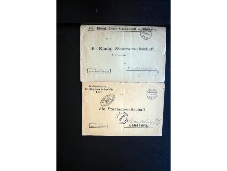 1919/23, Zensur- und Feldpost der Allierten während der Rheinland-Besetzung, interessanter Posten mit ca. 90 Briefen, Karten 