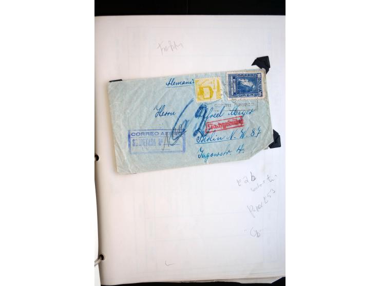 1940/45, kleine Sammlung mit ca. 170 Zensurpost-Briefen und Karten auf Albenblättern, dabei bessere Stempel, Frankaturen und 