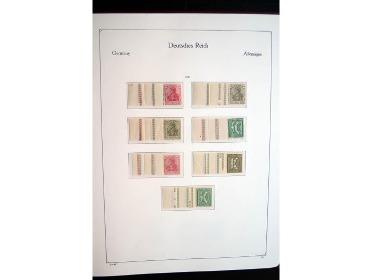 1916/41, vorwiegend postfrische Sammlung mit vielen besseren Werten, dabei Mi.-Nr. W20.1, W22, W23, W24.1, W25, W32,  W51-54,