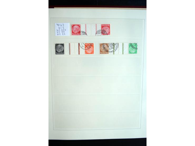1916/41, vorwiegend postfrische Sammlung mit vielen besseren Werten, dabei Mi.-Nr. W20.1, W22, W23, W24.1, W25, W32,  W51-54,