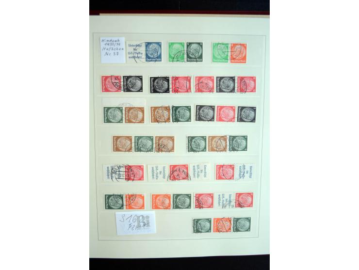 1916/41, vorwiegend postfrische Sammlung mit vielen besseren Werten, dabei Mi.-Nr. W20.1, W22, W23, W24.1, W25, W32,  W51-54,