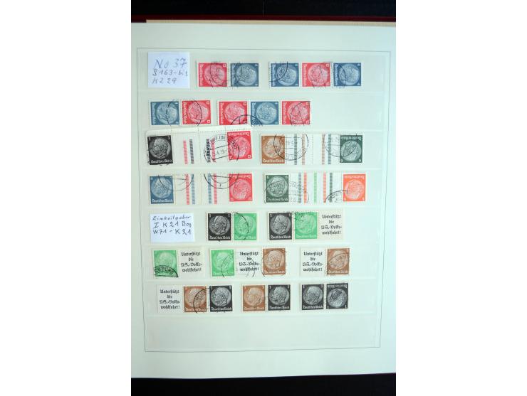 1916/41, vorwiegend postfrische Sammlung mit vielen besseren Werten, dabei Mi.-Nr. W20.1, W22, W23, W24.1, W25, W32,  W51-54,