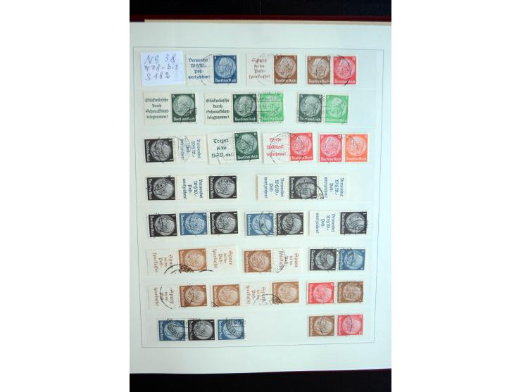 1916/41, vorwiegend postfrische Sammlung mit vielen besseren Werten, dabei Mi.-Nr. W20.1, W22, W23, W24.1, W25, W32,  W51-54,