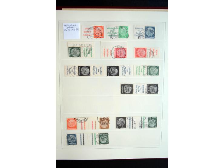 1916/41, vorwiegend postfrische Sammlung mit vielen besseren Werten, dabei Mi.-Nr. W20.1, W22, W23, W24.1, W25, W32,  W51-54,