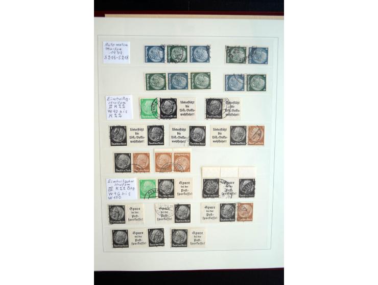 1916/41, vorwiegend postfrische Sammlung mit vielen besseren Werten, dabei Mi.-Nr. W20.1, W22, W23, W24.1, W25, W32,  W51-54,