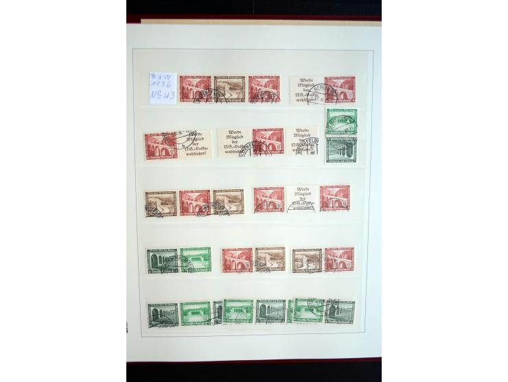 1916/41, vorwiegend postfrische Sammlung mit vielen besseren Werten, dabei Mi.-Nr. W20.1, W22, W23, W24.1, W25, W32,  W51-54,
