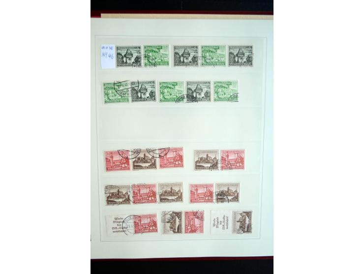 1916/41, vorwiegend postfrische Sammlung mit vielen besseren Werten, dabei Mi.-Nr. W20.1, W22, W23, W24.1, W25, W32,  W51-54,