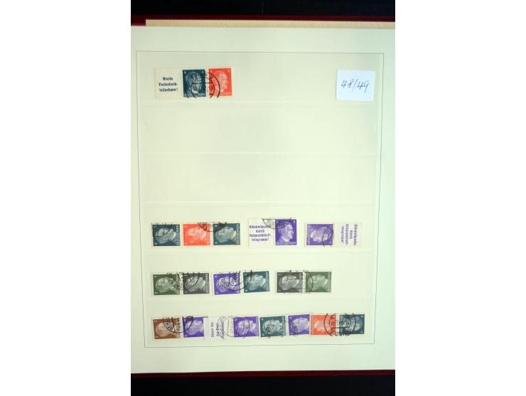 1916/41, vorwiegend postfrische Sammlung mit vielen besseren Werten, dabei Mi.-Nr. W20.1, W22, W23, W24.1, W25, W32,  W51-54,