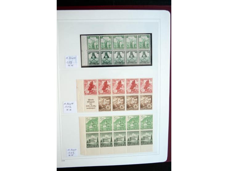 1916/41, vorwiegend postfrische Sammlung mit vielen besseren Werten, dabei Mi.-Nr. W20.1, W22, W23, W24.1, W25, W32,  W51-54,