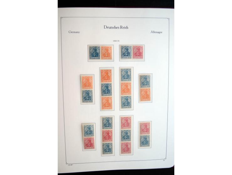 1916/41, vorwiegend postfrische Sammlung mit vielen besseren Werten, dabei Mi.-Nr. W20.1, W22, W23, W24.1, W25, W32,  W51-54,