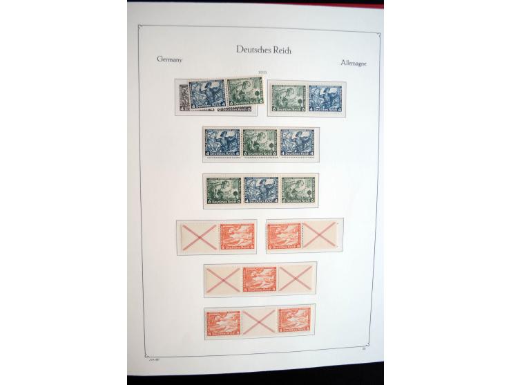 1916/41, vorwiegend postfrische Sammlung mit vielen besseren Werten, dabei Mi.-Nr. W20.1, W22, W23, W24.1, W25, W32,  W51-54,