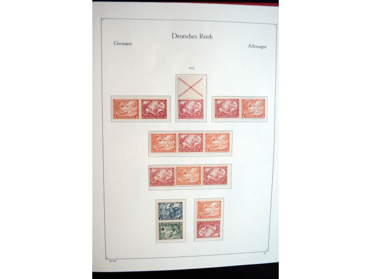 1916/41, vorwiegend postfrische Sammlung mit vielen besseren Werten, dabei Mi.-Nr. W20.1, W22, W23, W24.1, W25, W32,  W51-54,