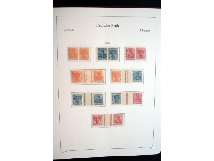 1916/41, vorwiegend postfrische Sammlung mit vielen besseren Werten, dabei Mi.-Nr. W20.1, W22, W23, W24.1, W25, W32,  W51-54,
