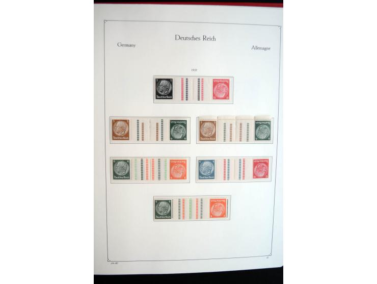 1916/41, vorwiegend postfrische Sammlung mit vielen besseren Werten, dabei Mi.-Nr. W20.1, W22, W23, W24.1, W25, W32,  W51-54,