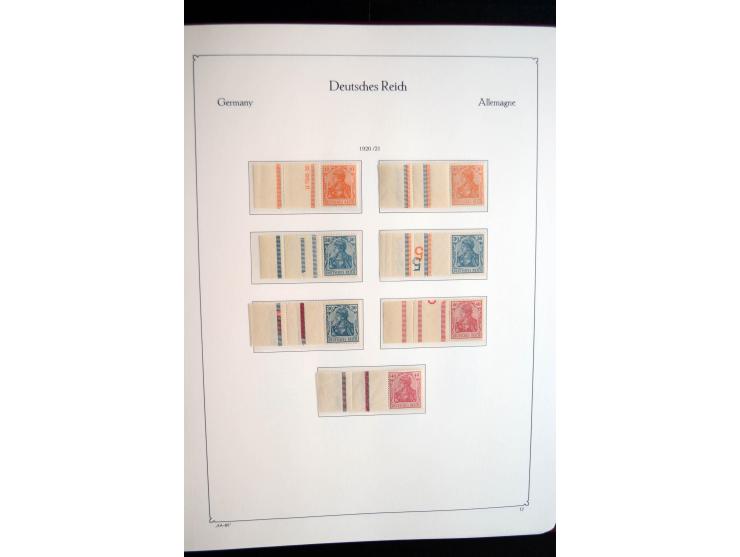 1916/41, vorwiegend postfrische Sammlung mit vielen besseren Werten, dabei Mi.-Nr. W20.1, W22, W23, W24.1, W25, W32,  W51-54,