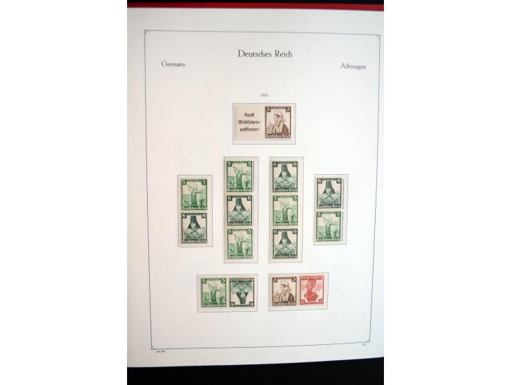 1916/41, vorwiegend postfrische Sammlung mit vielen besseren Werten, dabei Mi.-Nr. W20.1, W22, W23, W24.1, W25, W32,  W51-54,