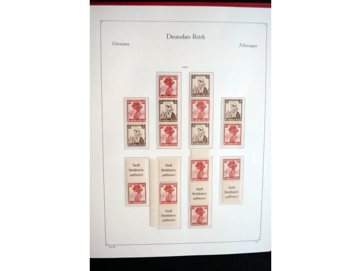 1916/41, vorwiegend postfrische Sammlung mit vielen besseren Werten, dabei Mi.-Nr. W20.1, W22, W23, W24.1, W25, W32,  W51-54,