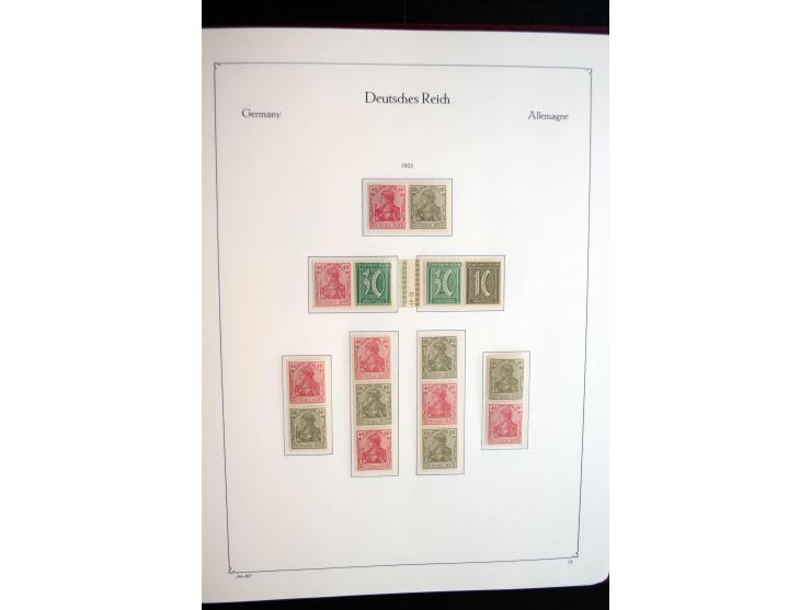 1916/41, vorwiegend postfrische Sammlung mit vielen besseren Werten, dabei Mi.-Nr. W20.1, W22, W23, W24.1, W25, W32,  W51-54,