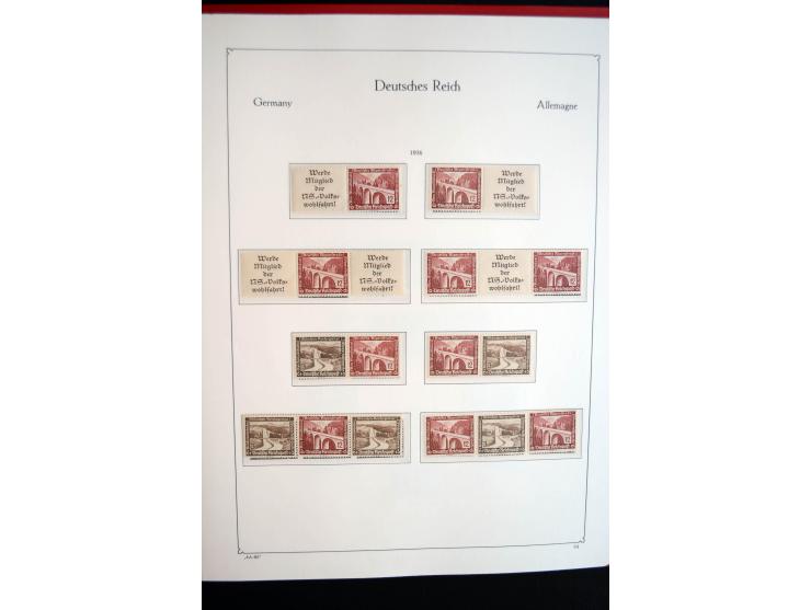 1916/41, vorwiegend postfrische Sammlung mit vielen besseren Werten, dabei Mi.-Nr. W20.1, W22, W23, W24.1, W25, W32,  W51-54,