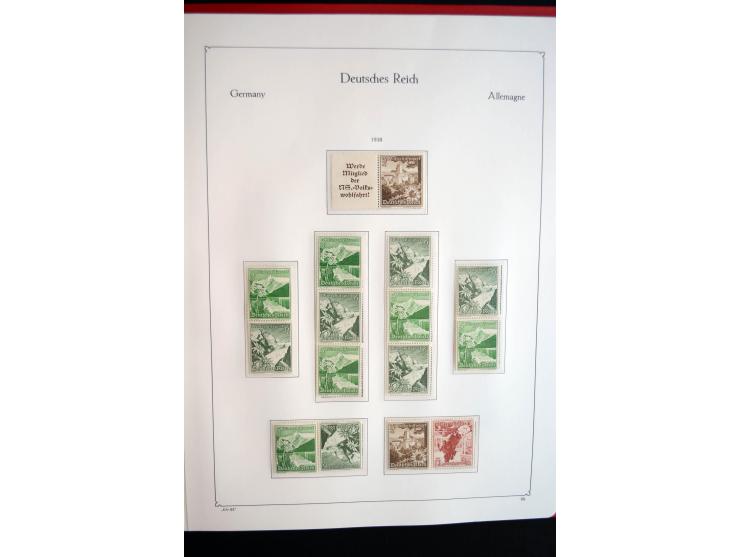 1916/41, vorwiegend postfrische Sammlung mit vielen besseren Werten, dabei Mi.-Nr. W20.1, W22, W23, W24.1, W25, W32,  W51-54,