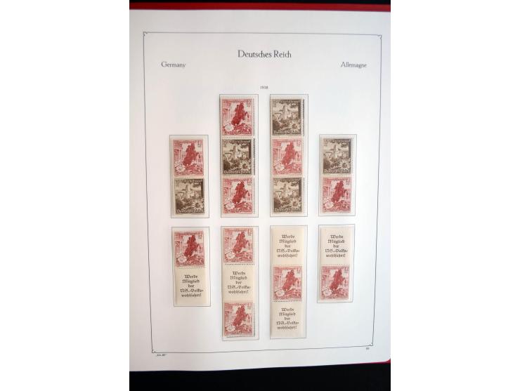 1916/41, vorwiegend postfrische Sammlung mit vielen besseren Werten, dabei Mi.-Nr. W20.1, W22, W23, W24.1, W25, W32,  W51-54,