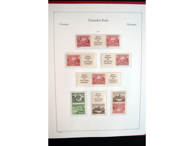 1916/41, vorwiegend postfrische Sammlung mit vielen besseren Werten, dabei Mi.-Nr. W20.1, W22, W23, W24.1, W25, W32,  W51-54,