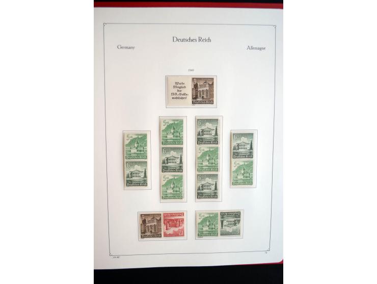 1916/41, vorwiegend postfrische Sammlung mit vielen besseren Werten, dabei Mi.-Nr. W20.1, W22, W23, W24.1, W25, W32,  W51-54,