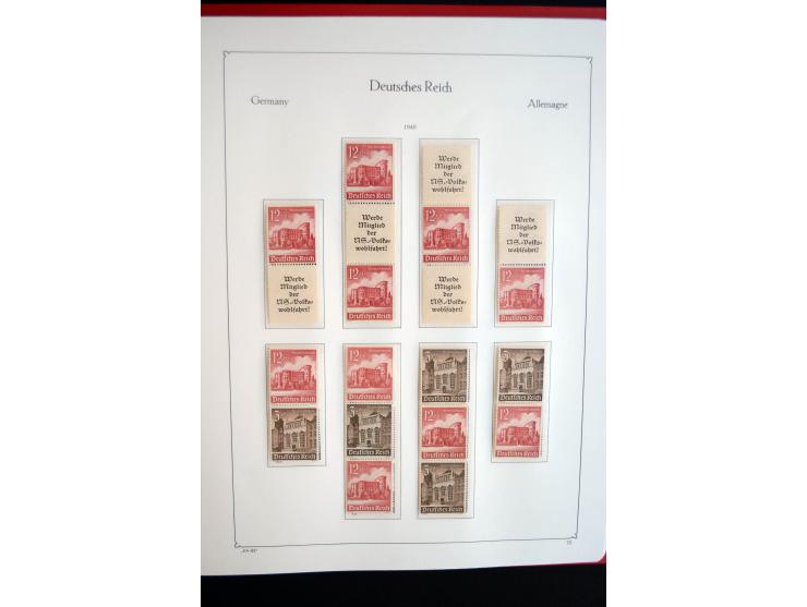 1916/41, vorwiegend postfrische Sammlung mit vielen besseren Werten, dabei Mi.-Nr. W20.1, W22, W23, W24.1, W25, W32,  W51-54,