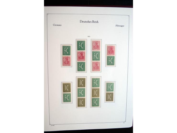 1916/41, vorwiegend postfrische Sammlung mit vielen besseren Werten, dabei Mi.-Nr. W20.1, W22, W23, W24.1, W25, W32,  W51-54,